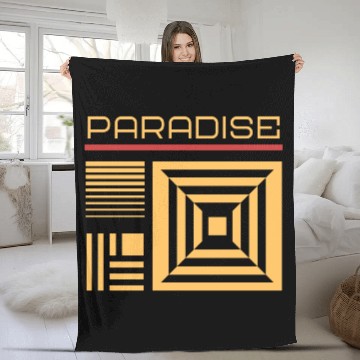 Discover PARADISE Fleece Blankets