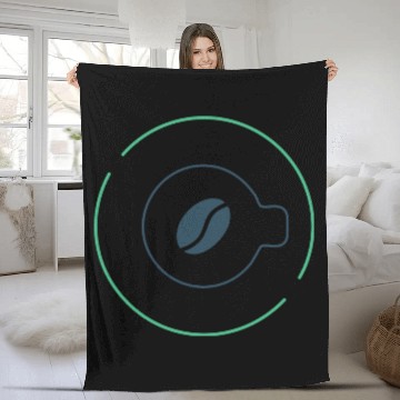 Discover A coffee cup Fleece Blankets