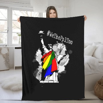 Discover #WeThePeopleToo - LGBTQ+ Representation Fleece Blankets