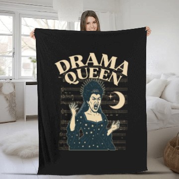Discover Drama Queen – Loud, Proud, and Slightly Unhinged Fleece Blankets