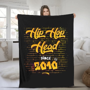 Discover Hip-Hop Head Since 2010 - 15 Years of Pure Flow Fleece Blankets