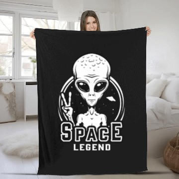 Discover Alien Legend Fleece Blankets