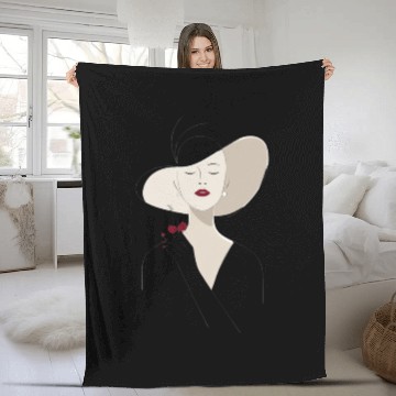 Discover Cherry Wine Elegance Fleece Blankets