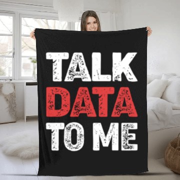 Discover AI Artificial Intelligence Computer Data Fleece Blankets