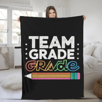 Discover Team First Grade Fleece Blankets | Back to School Fleece Blankets