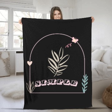 Discover Simple Fleece Blankets in natural colors