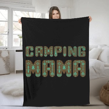 Discover Camping Mama – Wild and Free Fleece Blankets