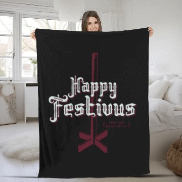 Discover Happy Festivus For The Rest of Us Fleece Blankets