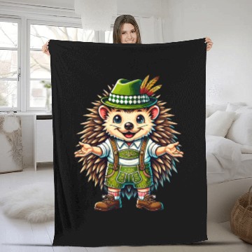 Discover Bavarian Hedgehog Fleece Blankets