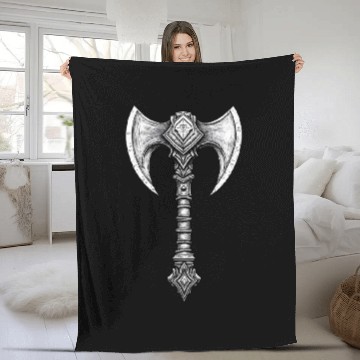Discover Holy Symbol of Ferros (God of War) Fleece Blankets