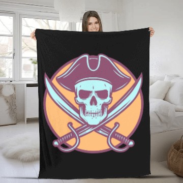 Discover PIRATE SUN Fleece Blankets