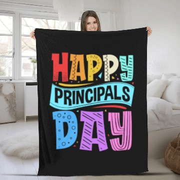 Discover School Principal Principals Day Fleece Blankets