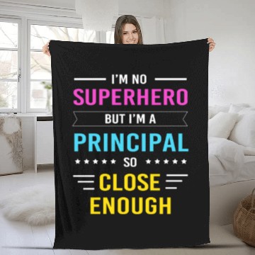 Discover School Principal School Day Fleece Blankets