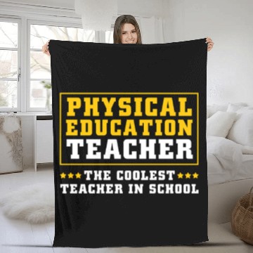 Discover Physical Education Teacher Sports Coach Fleece Blankets