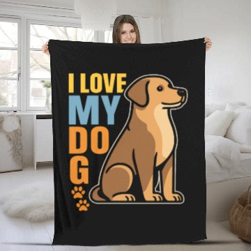 Discover Why I Love My Dog – Heartwarming Design Celebrati Fleece Blankets