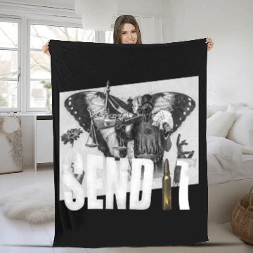 Discover Send lawyers guns and money Fleece Blankets