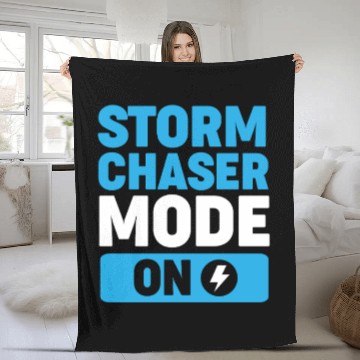 Discover Storm Chaser Weather Forecast Fleece Blankets