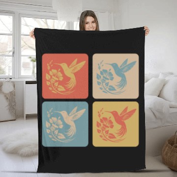 Discover Humming-bird Fleece Blankets