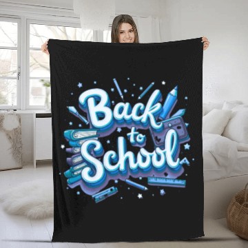 Discover Back To School Fleece Blankets