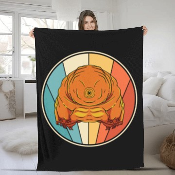 Discover Water Bear Tardigrade Lover Science Biology Fleece Blankets