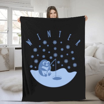 Discover winter Fleece Blankets