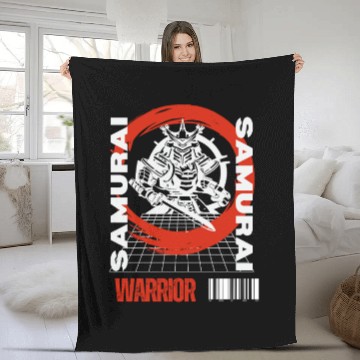 Discover Epic Samurai Warrior Fleece Blankets