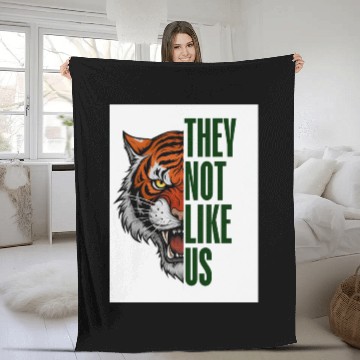 Discover Fearless Tiger - They Not Like Us Fleece Blankets