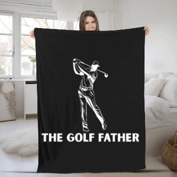 Discover The Golf Father,Dad Golf,Funny Dad;father day Fleece Blankets