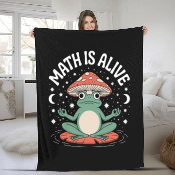Discover Math is Alive Fleece Blankets