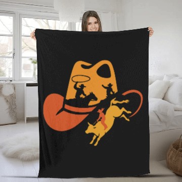 Discover Cowboy Spirit Fleece Blankets