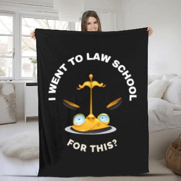 Discover I Went to Law School for This Bankruptcy Lawyer Fleece Blankets