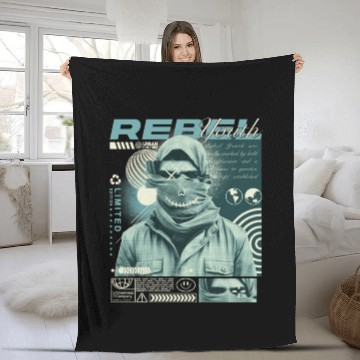 Discover Rebel Youth Fleece Blankets