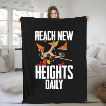 Discover Indoor Rock Climbing Reach New Heights Daily Fleece Blankets