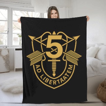 Discover Special Forces Group Fleece Blankets