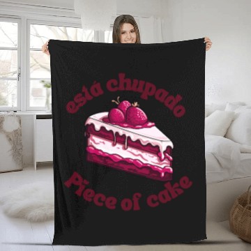 Discover Berry Cheesecake Love Illustration Fleece Blankets