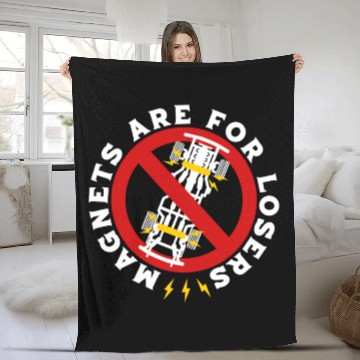 Discover Slot Car Racing RC Car Drag Racing Fleece Blankets