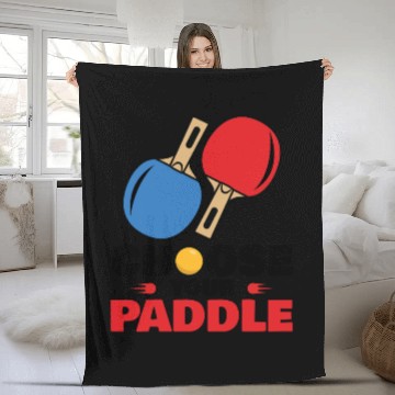 Discover Choose your Paddle Fleece Blankets