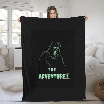 Discover The Adventure Ghostface Fleece Blankets