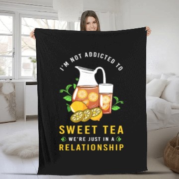 Discover Morning Drink Sweet Tea Fleece Blankets