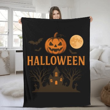 Discover Spooktacular Halloween Ideas: Costumes & Decor! Fleece Blankets
