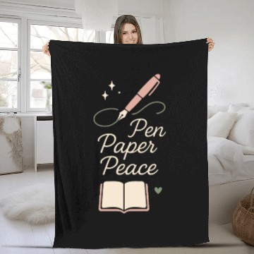 Discover Journaling Aesthetic Creative Planner Life Writing Fleece Blankets