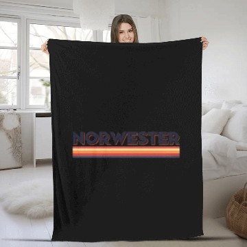 Discover Norwester Font – Strong Modern Typography Design Fleece Blankets