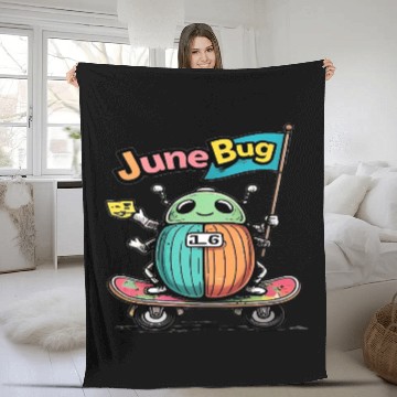 Discover Bug Race Insect Racing Theme Fleece Blankets