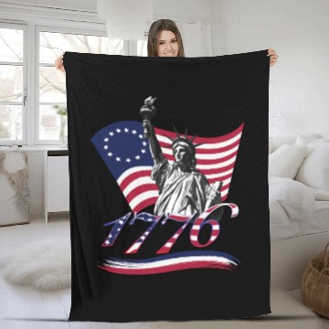 Discover Liberty 1776 Fleece Blankets