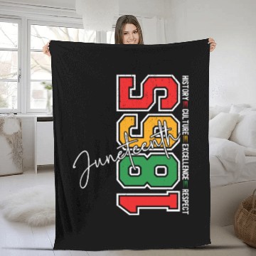Discover 1865 Juneteenth Fleece Blankets