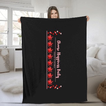 Discover Choose Happiness Love Design - Self Love Heart Art Fleece Blankets