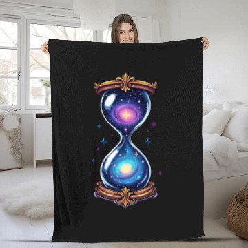 Discover Celestial Hourglass Fleece Blankets