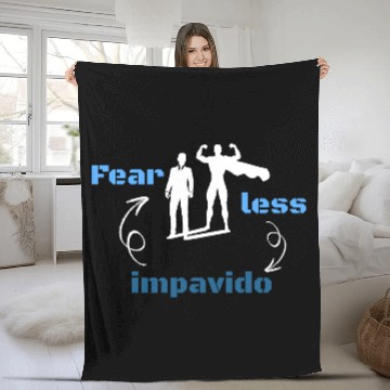 Discover Fearless-Be Brave Fleece Blankets