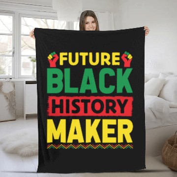 Discover Future Black History Maker Juneteenth Fleece Blankets