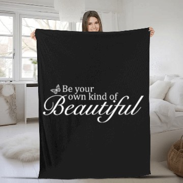 Discover Positive Quotes Beautiful Fleece Blankets